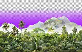 PSD rain forest landscape png