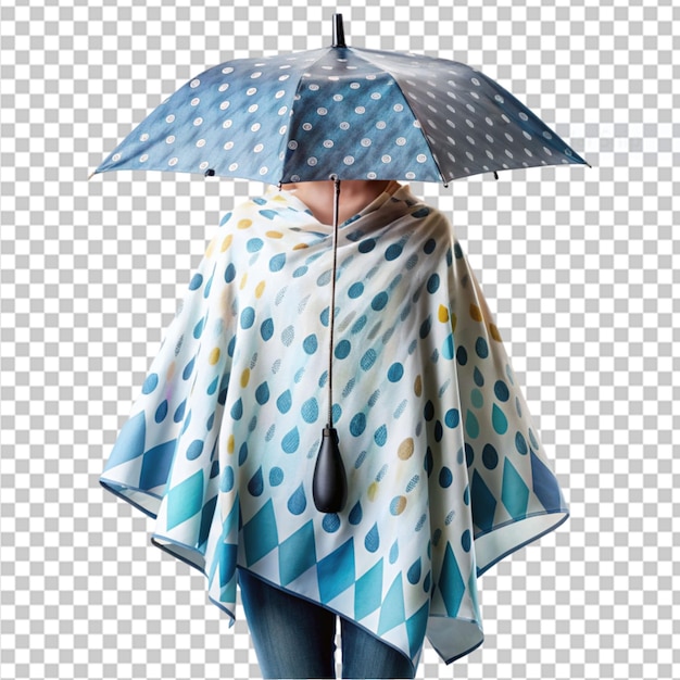 PSD rain wrap on transparent background