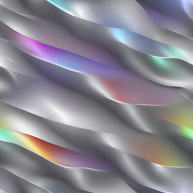 PSD rainbow and silver gradient background