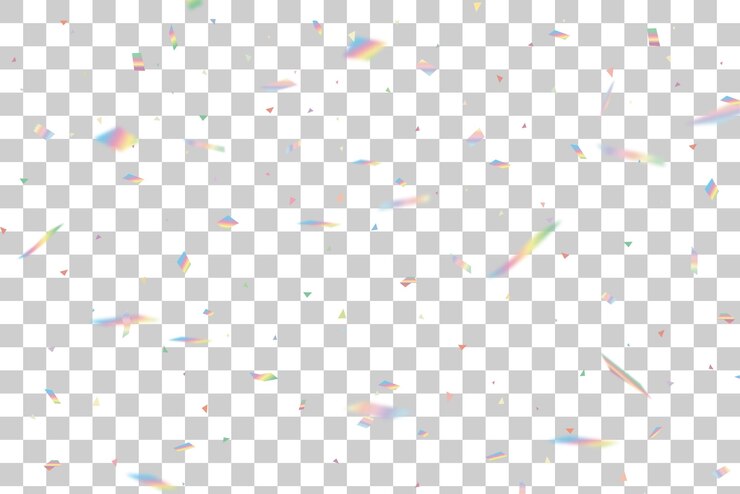 PSD rainbow confetti achtergrond
