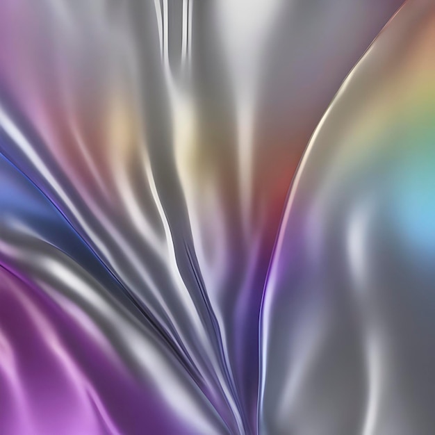 PSD rainbow and silver gradient background