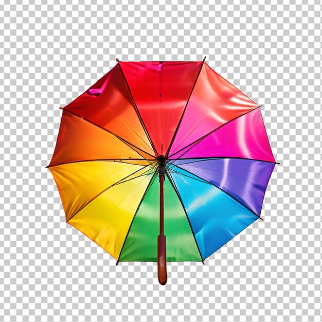 PSD rainbow sky umbrella w png