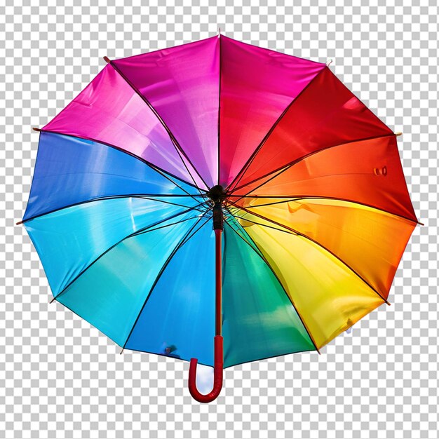 PSD rainbow sky umbrella w png