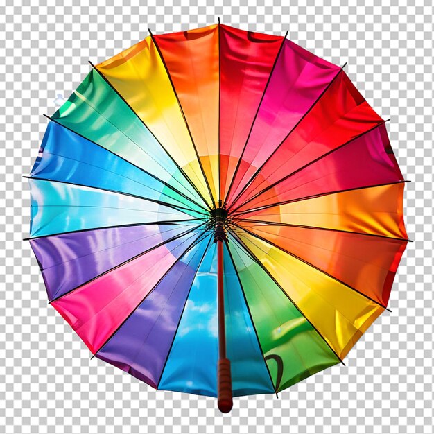 PSD rainbow sky umbrella w png