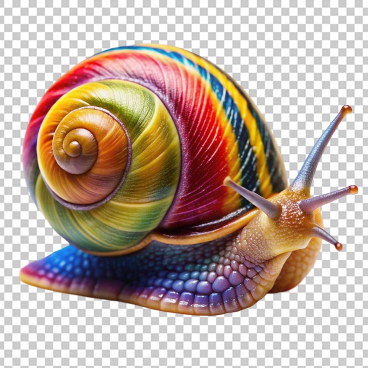 PSD a rainbow snail