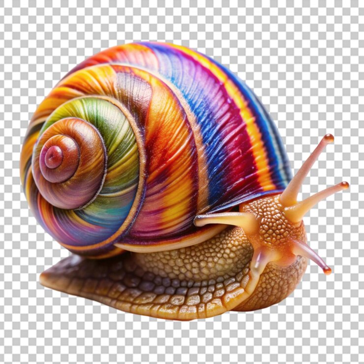 PSD a rainbow snail