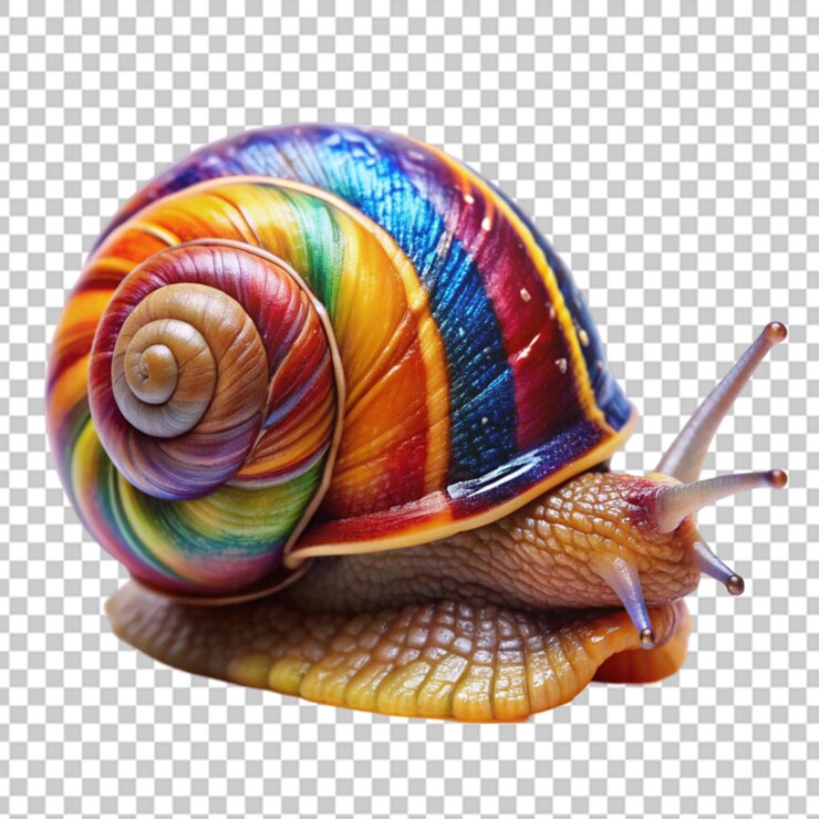 PSD a rainbow snail