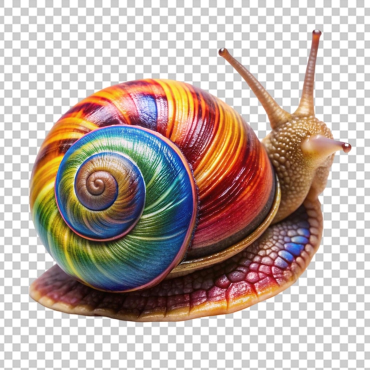 PSD a rainbow snail