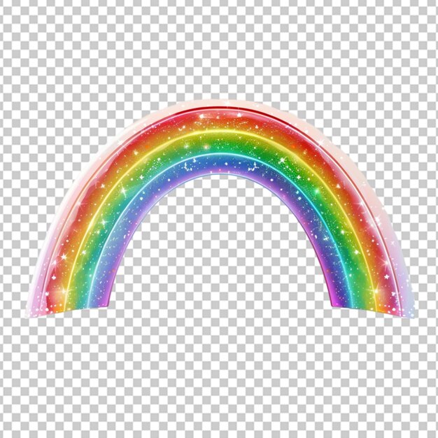 PSD rainbow on transparent