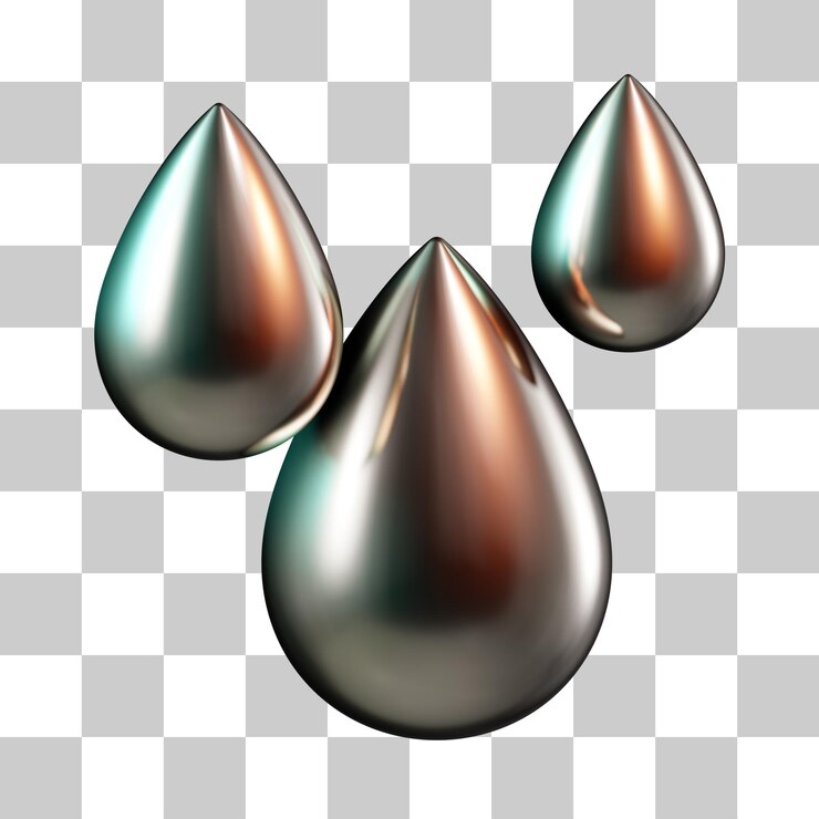 PSD raindrop 3d icon