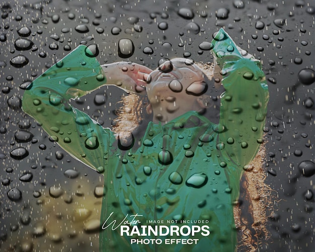 raindrop photo effect photoshop addon