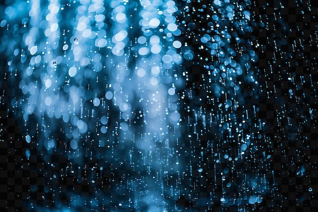 PSD raindrops on a window with blue background