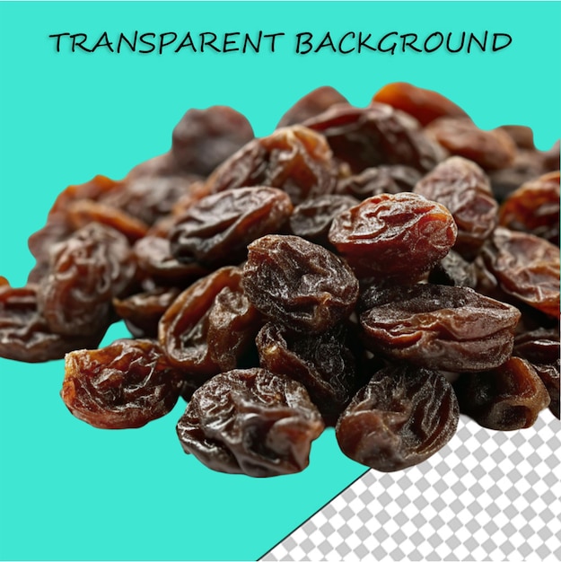 PSD raisins dried