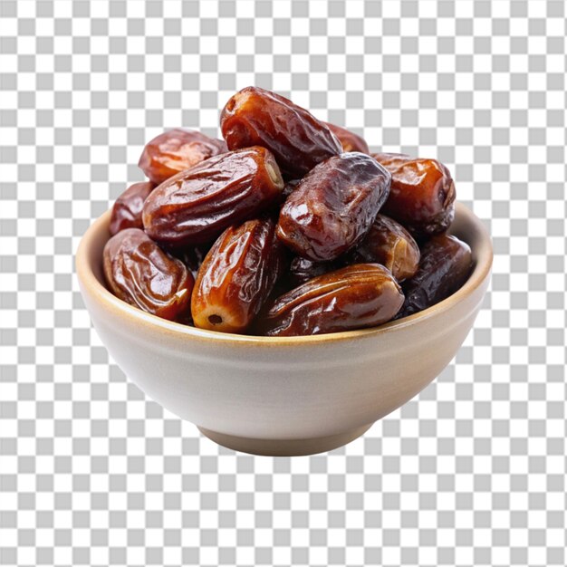 PSD raisins isolated on transparent background