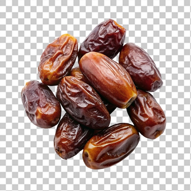 PSD raisins isolated on transparent background