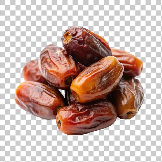 PSD raisins isolated on transparent background