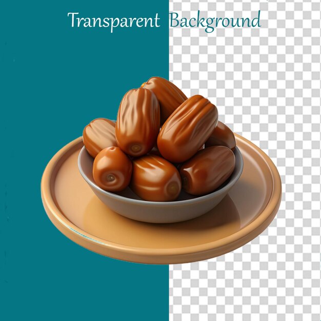 PSD raisins isolated on transparent background