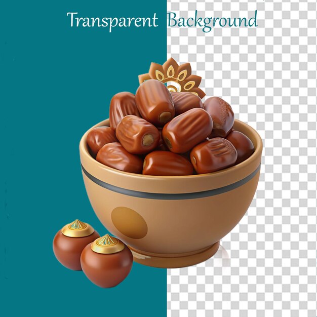 PSD raisins isolated on transparent background