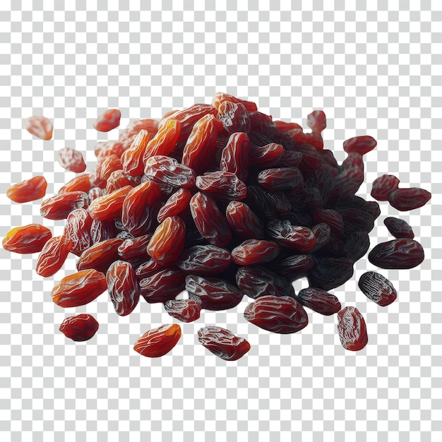 PSD raisins transparent background