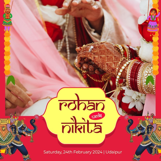 Rajasthani Themed Wedding Banner post
