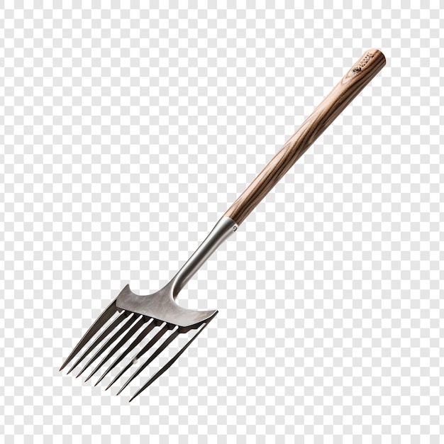 PSD rake isolated on transparent background