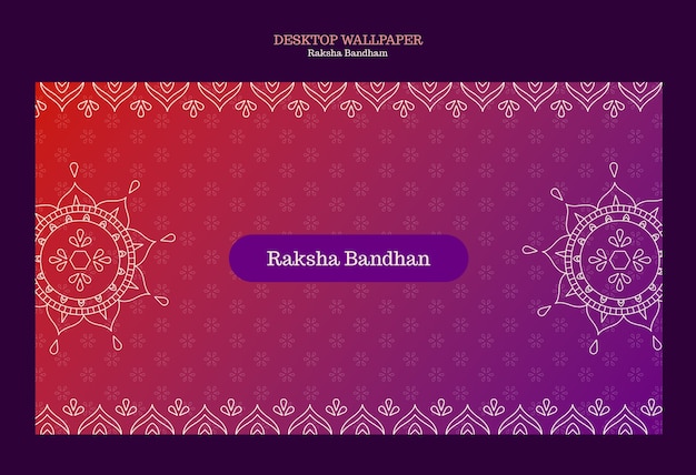 Raksha bandhan evenement viering sjabloon