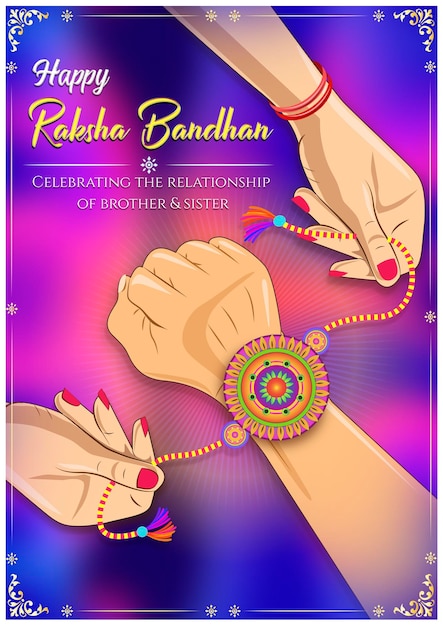 PSD raksha bandhan viering