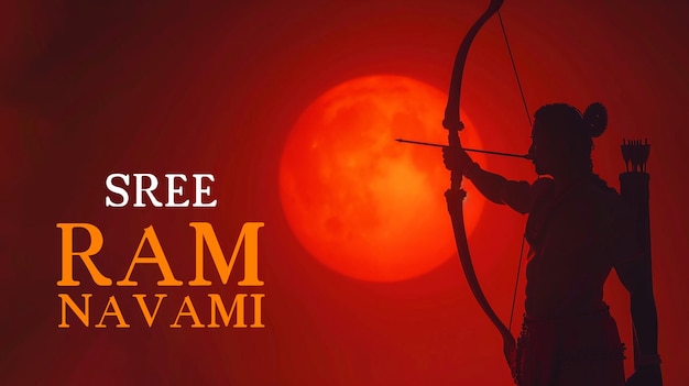 PSD sfondo di ram navami