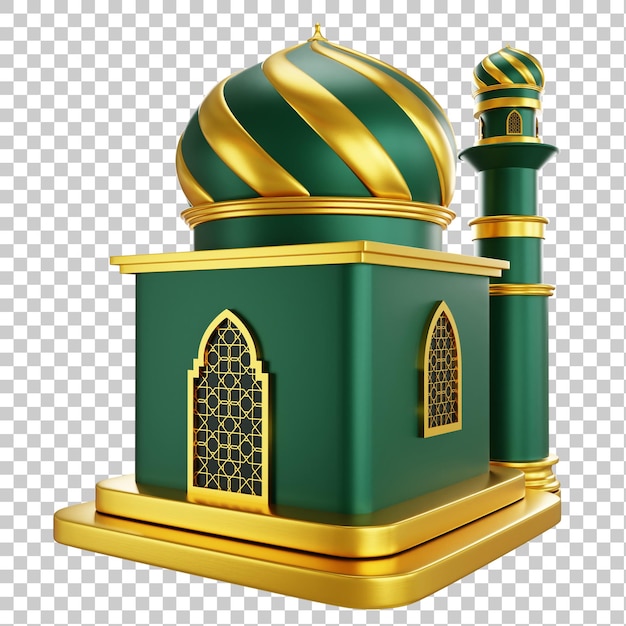 Ramadan 3d mosque building