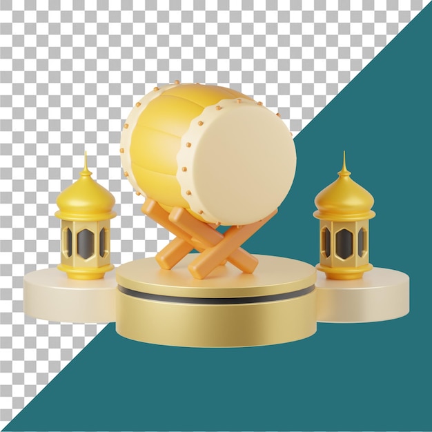 3D-рендер Рамадана