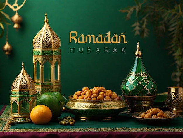 Ramadan achtergrond voor cadeaubon