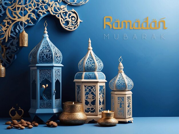 Ramadan achtergrond voor cadeaubon