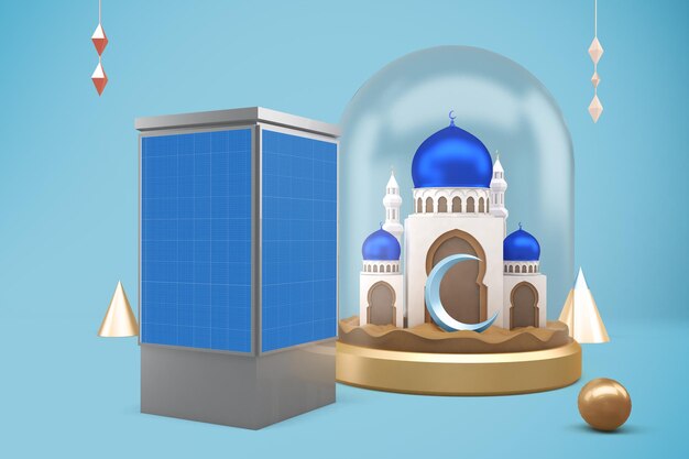 Ramadan advertising mockup