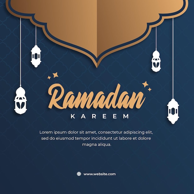 Ramadan Background Instagram Post