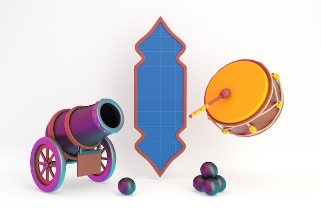 Ramadan cannon mockup