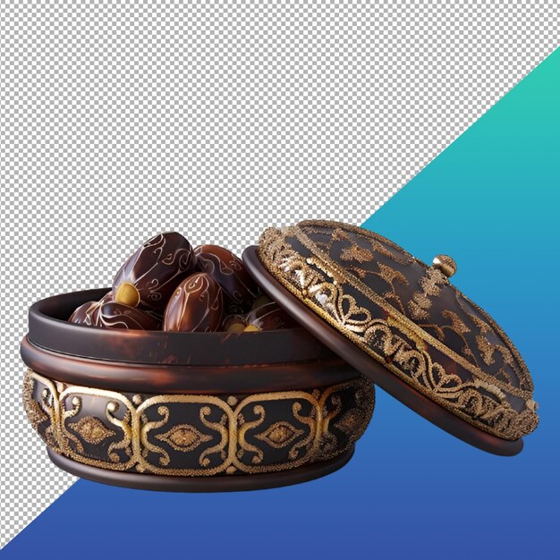 Ramadan dates box png