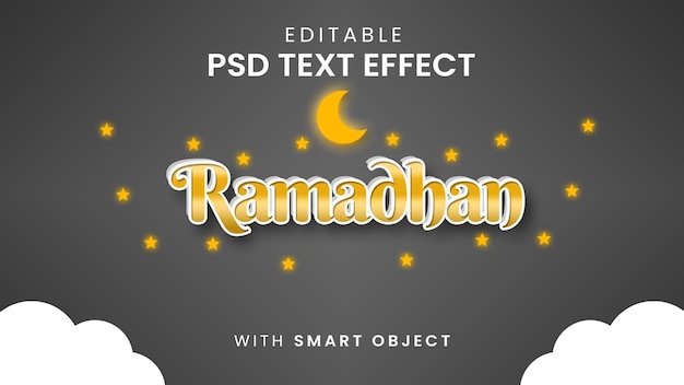 PSD ramadan efekt tekstowy