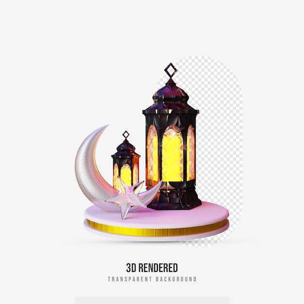 Ramadan amp Eid 3D Maan Lanterns ster