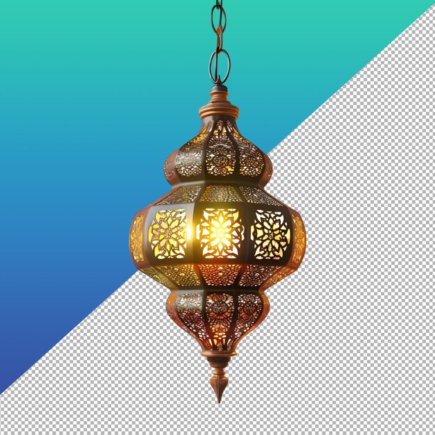 PSD ramadan or eid lantern png