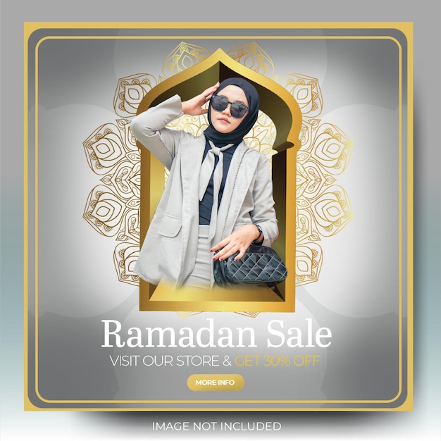 PSD ramadan fashion sale instagram social media postfeed