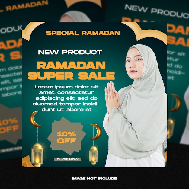 Modello di vendita di moda ramadan