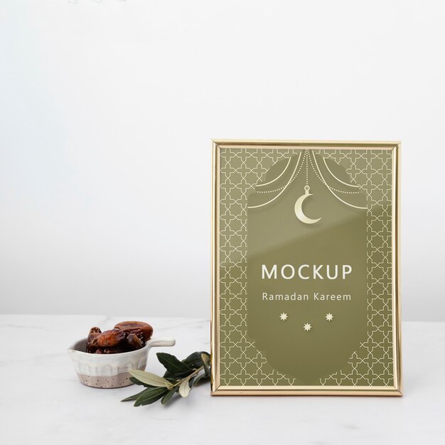 Composizione mock-up cornice Ramadan