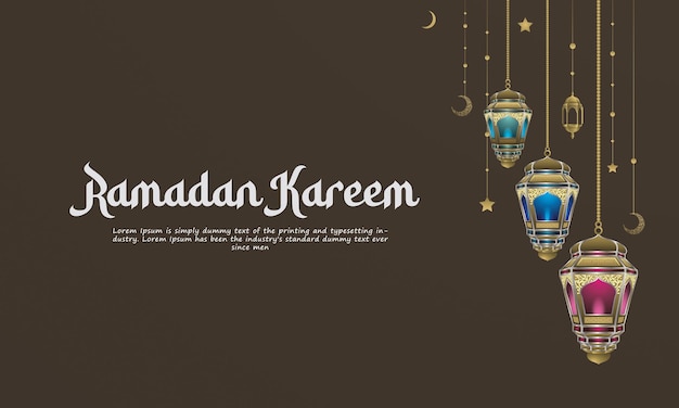 Ramadan kareem bellissimo sfondo