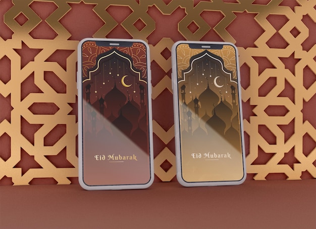 PSD ramadan kareem concept mock-up