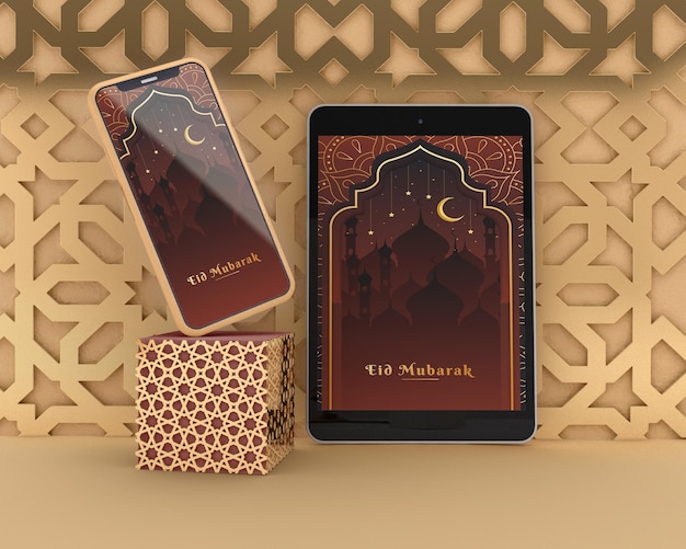 PSD ramadan kareem concept mock-up