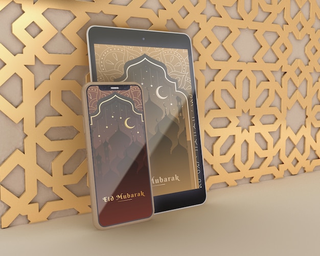 PSD ramadan kareem concept mock-up