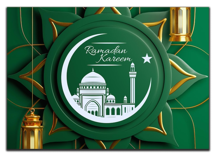 PSD ramadan kareem event announcement template