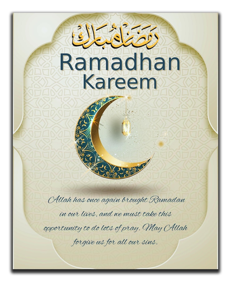 PSD ramadan kareem greeting