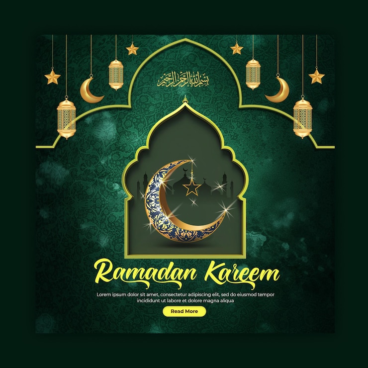 PSD ramadan kareem greetings
