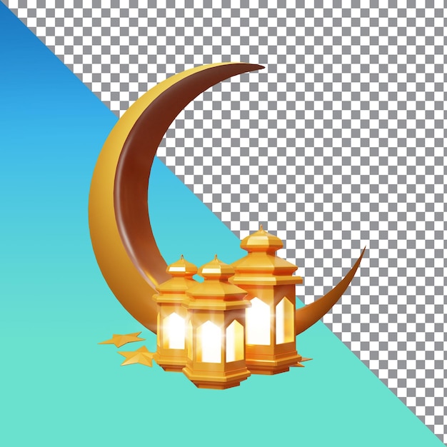 Ramadan Kareem Islamic Ceremonial 3D Render